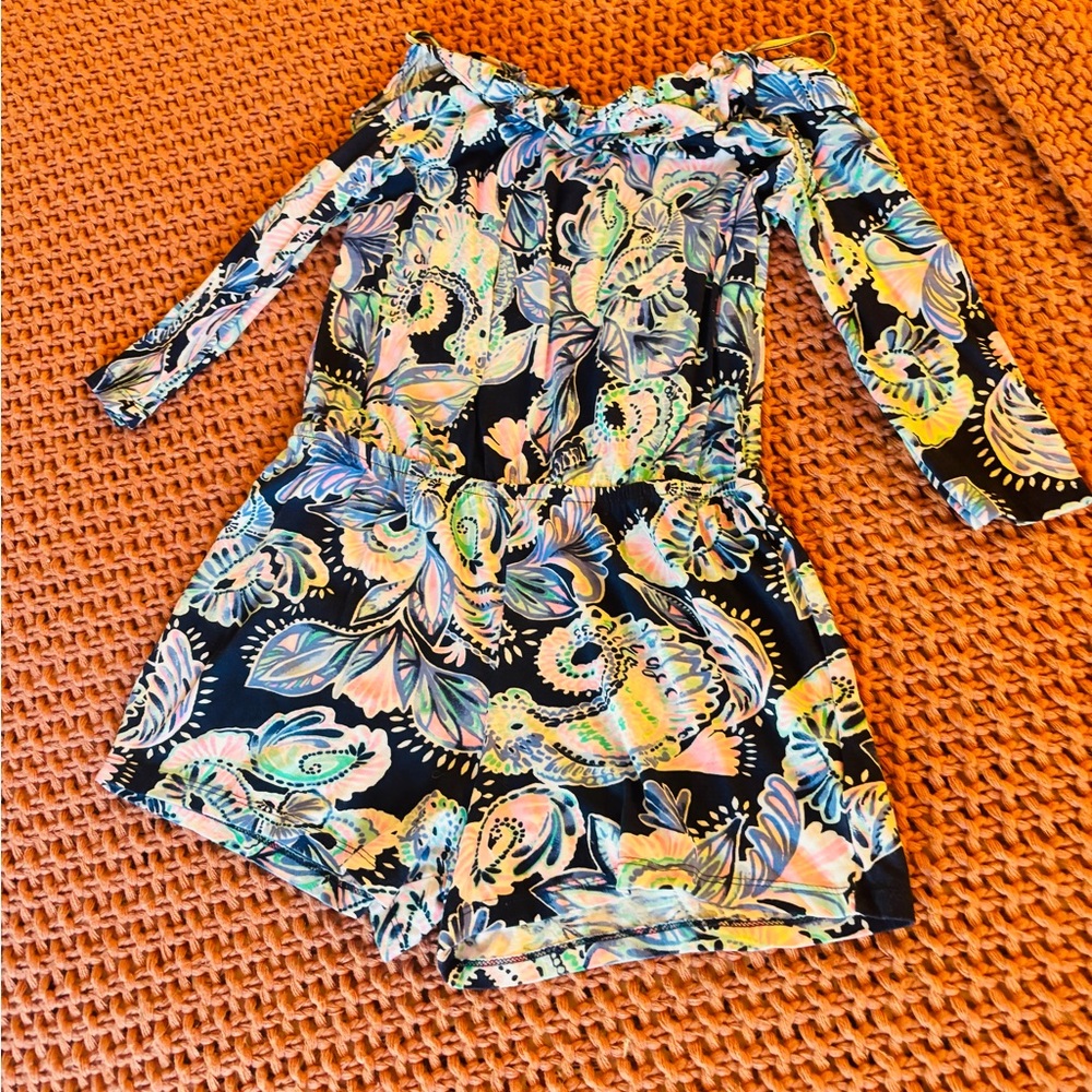 Beautiful Lilly Pulitzer girls romper, size 12-14